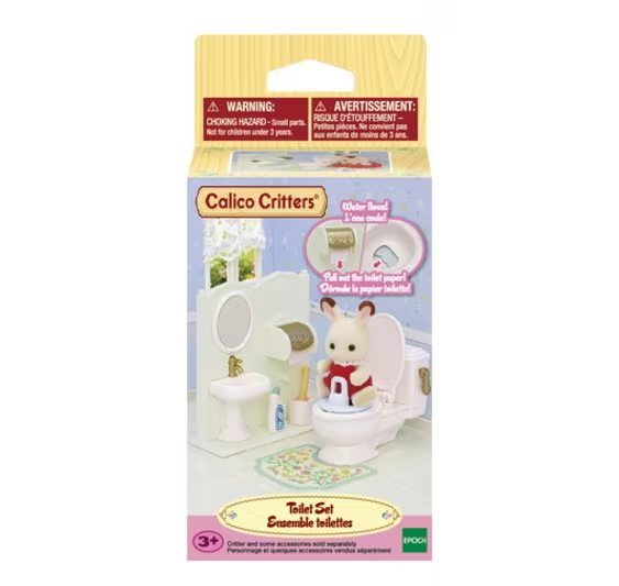Calico Critters Toilet Set-by-Epoch Everlasting Play