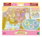 Calico Critters Triplets Baby Bathtime Set-by-Epoch Everlasting Play