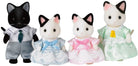 Calico Critters Tuxedo Cat Family by Epoch Everlasting Play