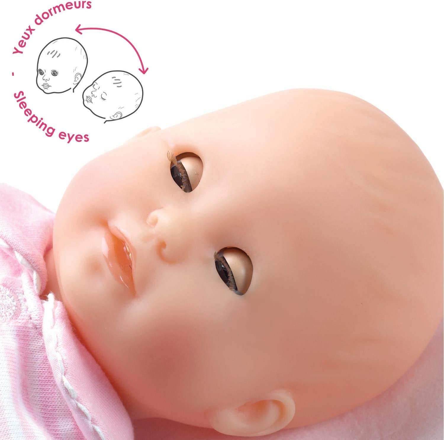 Calin Charming Pink Pastel Baby Doll by Corolle 3