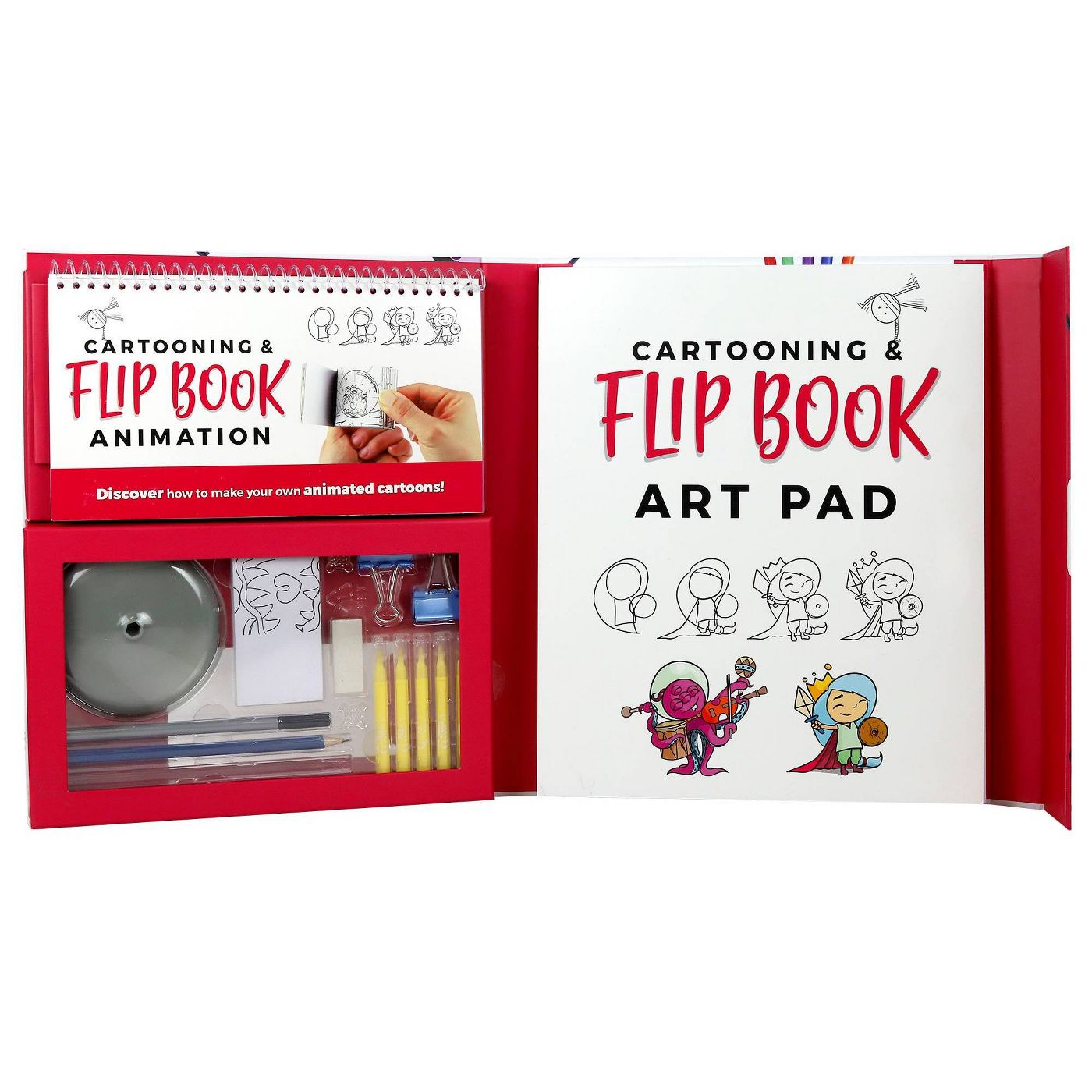 Cartooning Flip Book Animation Drawing Set by SpiceBox 1