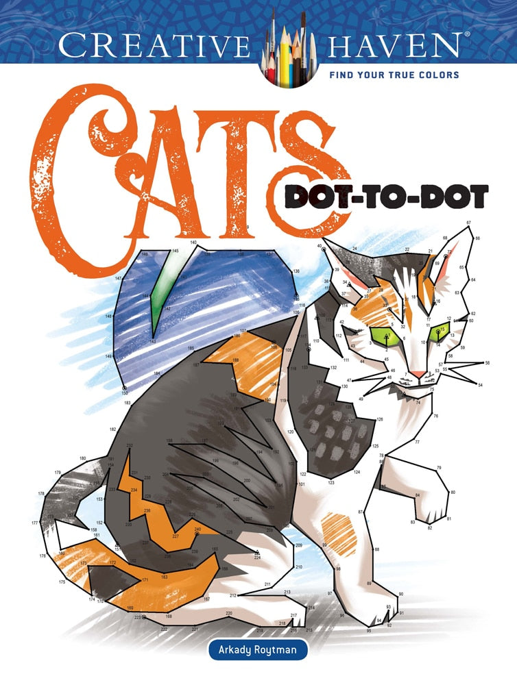 Cats Dot to Dot Coloring Book by Dover Publications