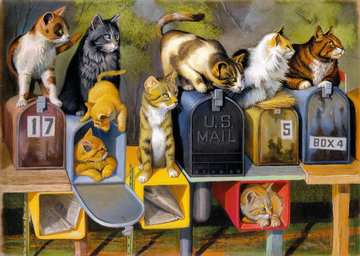 Cats Got Mail 300pc Puzzle by Ravensburger 1