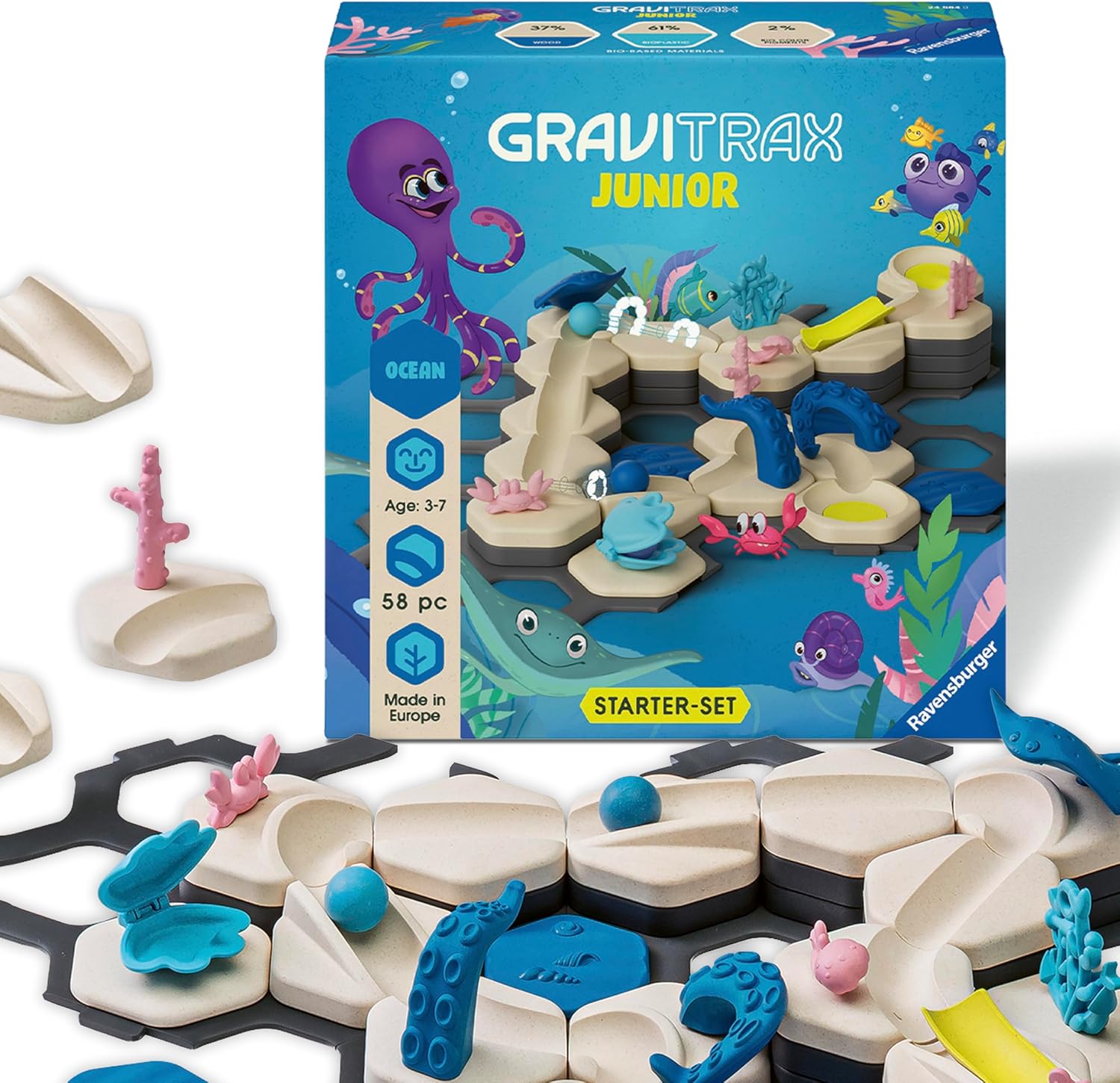 Ravensburger GraviTrax Junior Starter Set - My Ocean by Ravensburger
