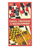 Chess Checkers Backgammon by Professor Puzzle
