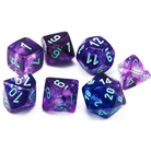 Chessex 7pc Dice Set Nebula NocturnalBlue Luminary by Chessex