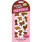 Chocolate Labs Scratch and Sniff Stickers by Peaceable Kingdom