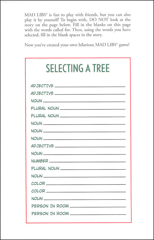 Christmas Fun Mad Libs by Penguin Random House 1
