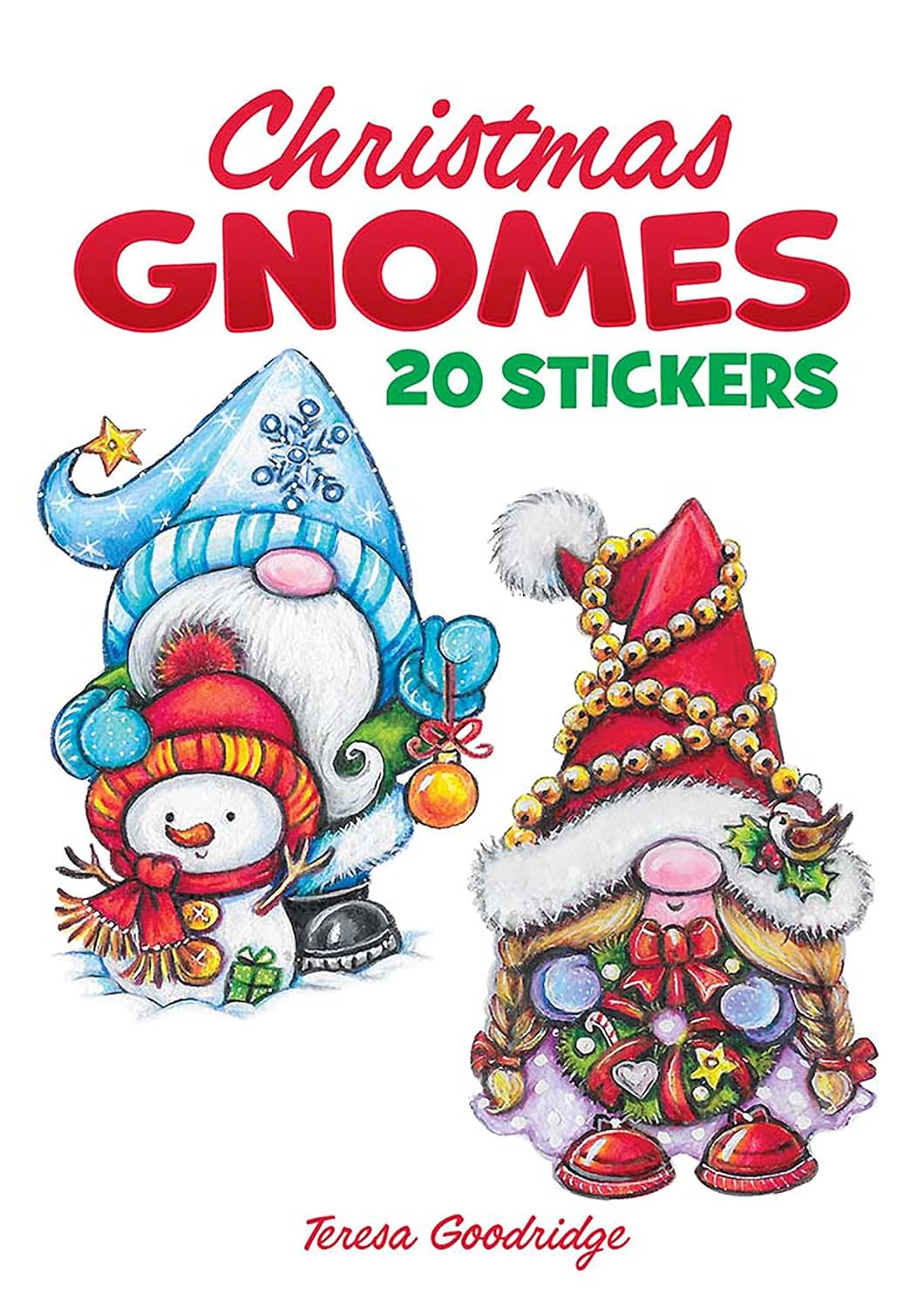 Christmas Gnomes: 20 Stickers-by-Dover Publications