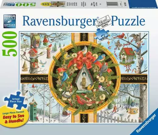 Christmas Songbirds 500pc Puzzle-by-Ravensburger