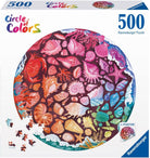 Circle of Colors: Seashells  500pc Round Puzzle-by-Ravensburger