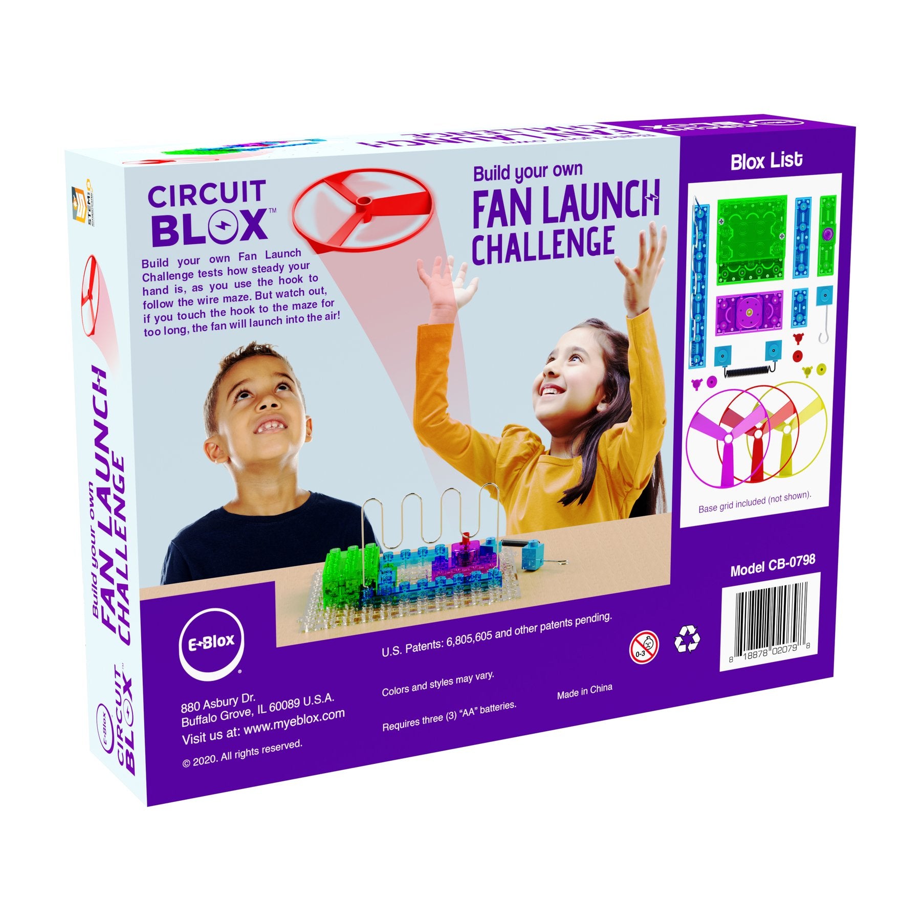 Circuit Blox Build Your Own Fan Launch Challenge by E Blox 1