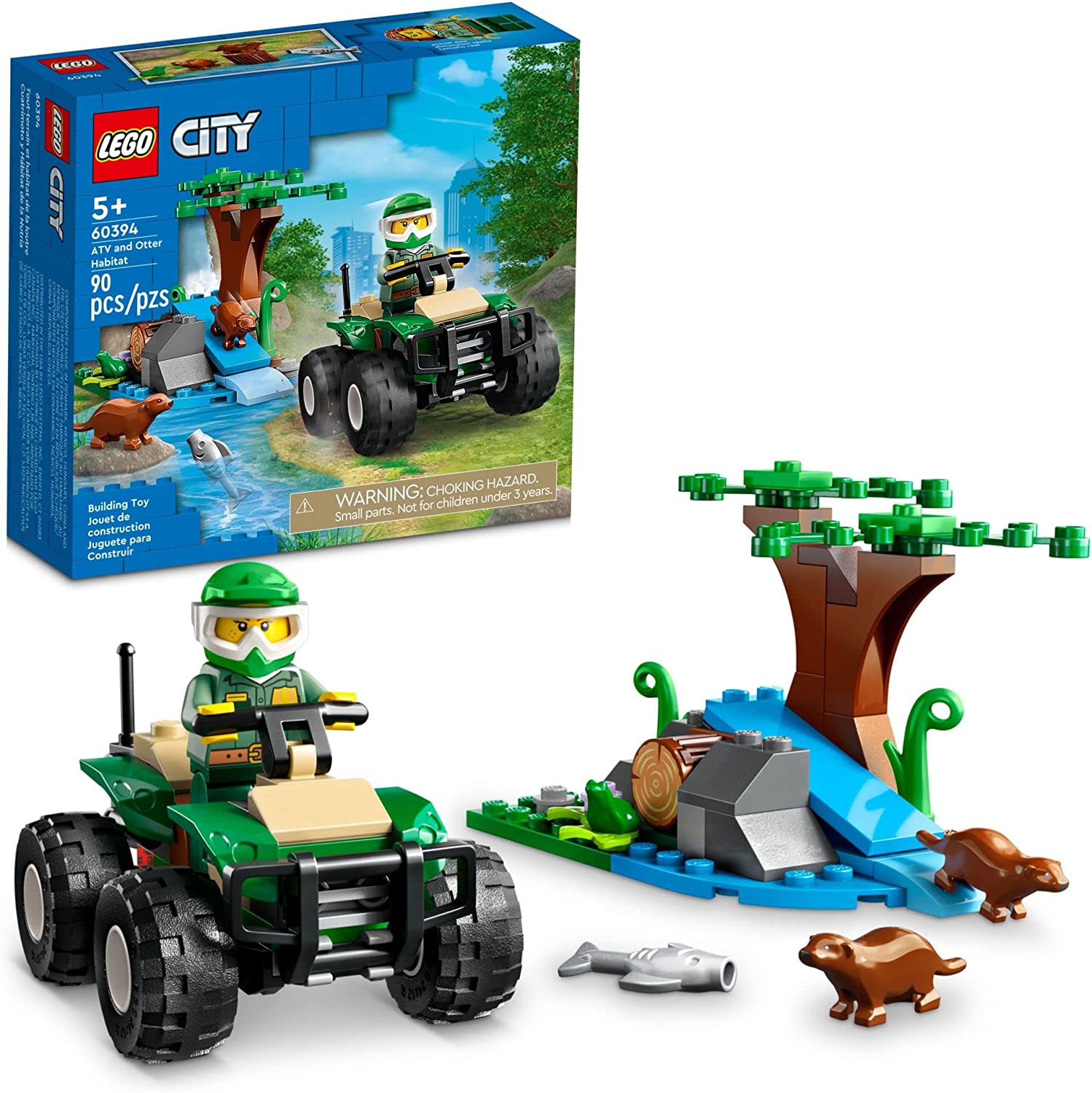 City ATV and Otter Habitat by Lego