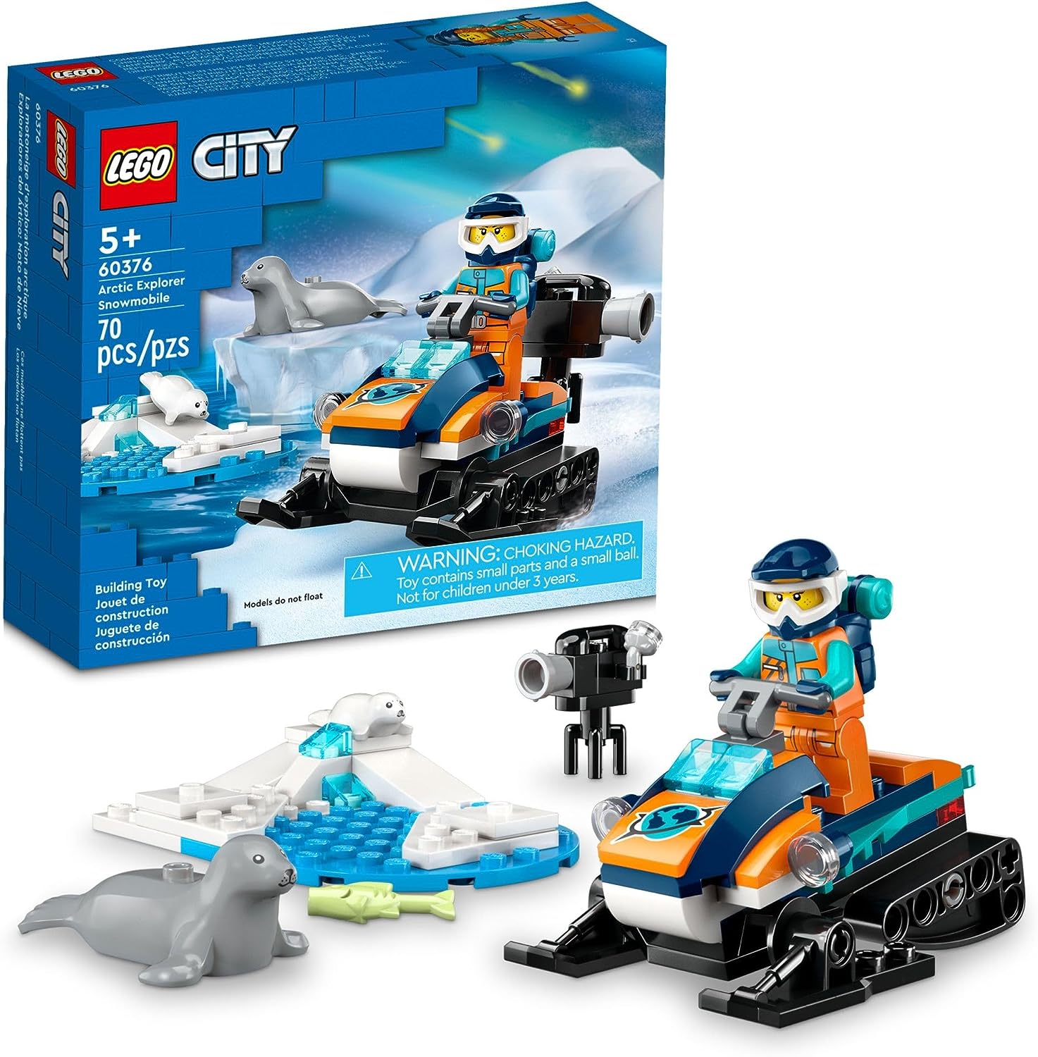 City Arctic Explorer Snowmobile-by-Lego