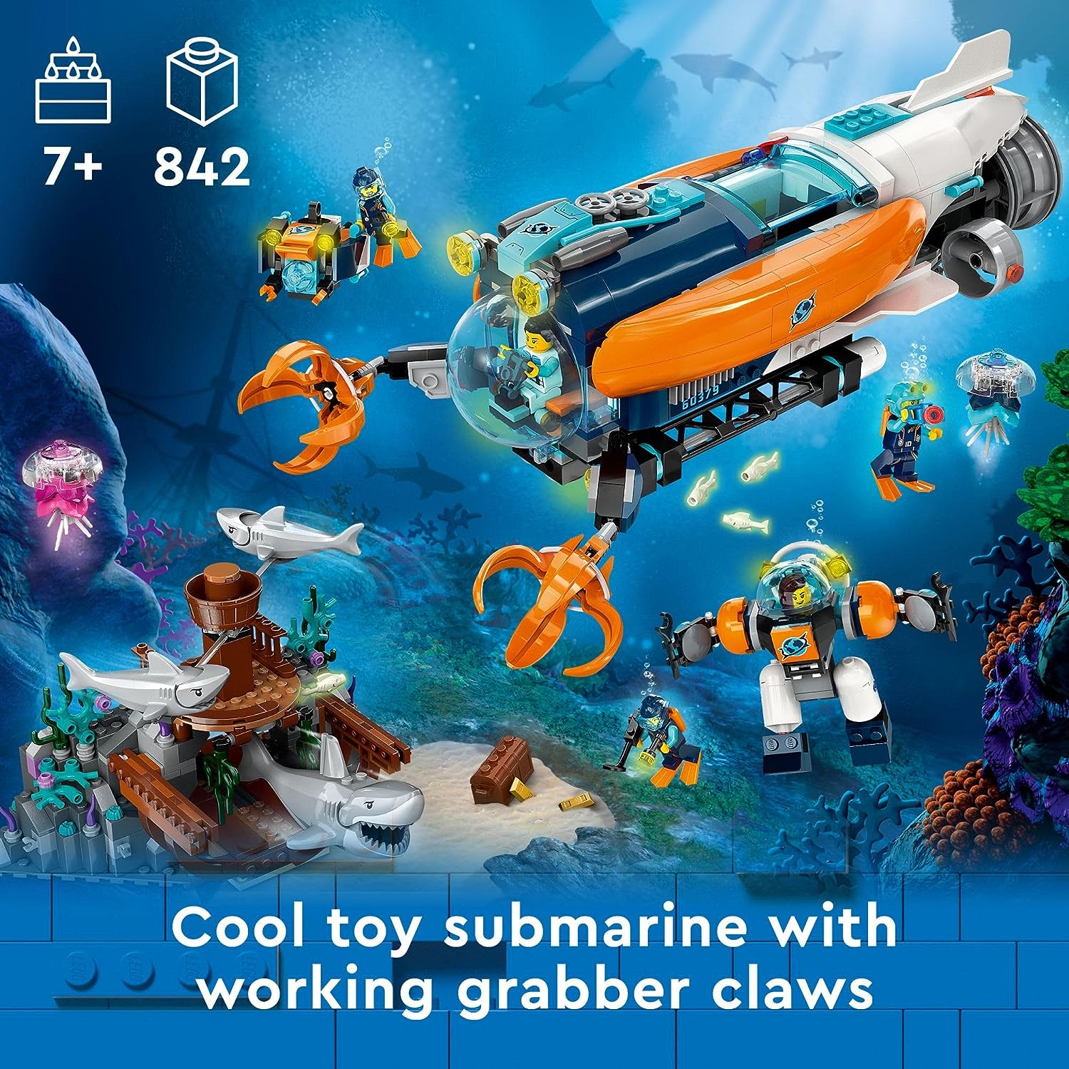 City Deep-Sea Explorer Submarine – A2Z Science & Toys