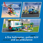 City Emergency Vehicles HQ by Lego 3