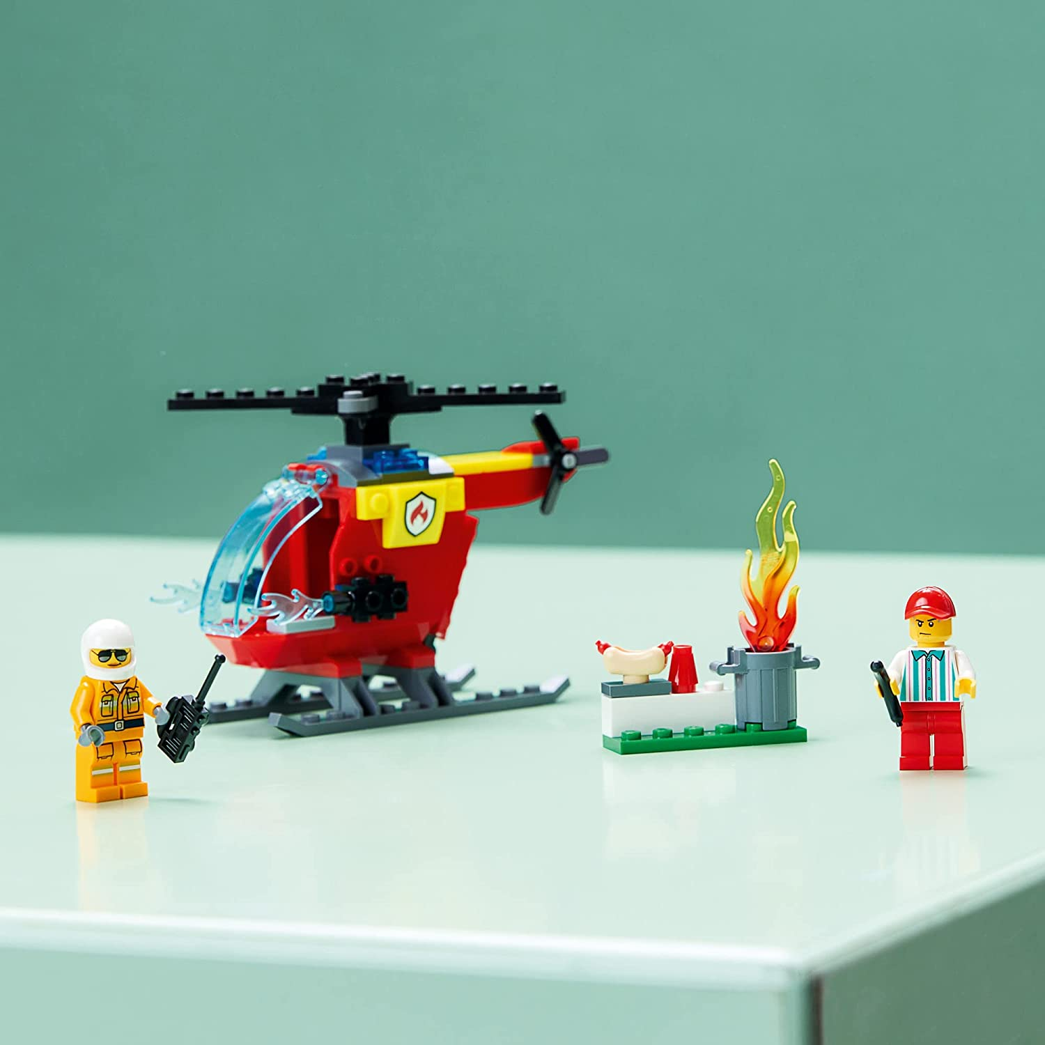 City Fire Helicopter by Lego 5