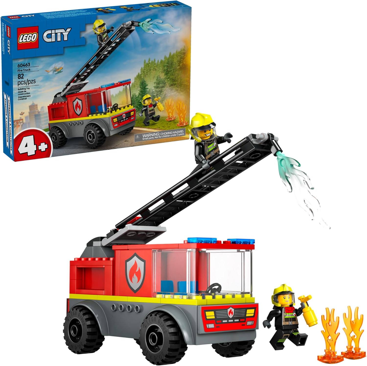 City Fire Ladder Truck-by-Lego