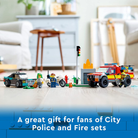 City Fire Rescue Police Chase by Lego 5
