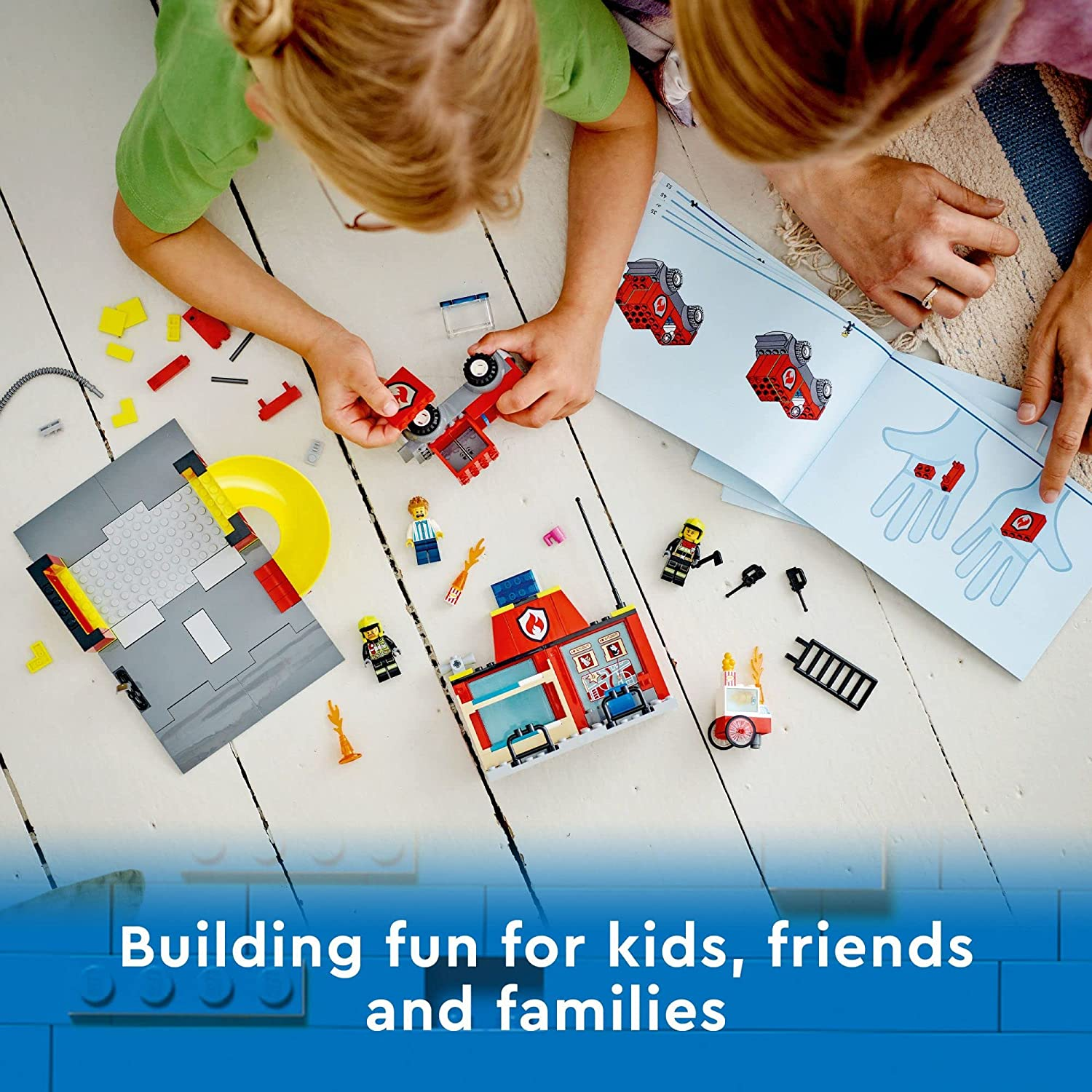 City Fire Station and Fire Truck by Lego 2