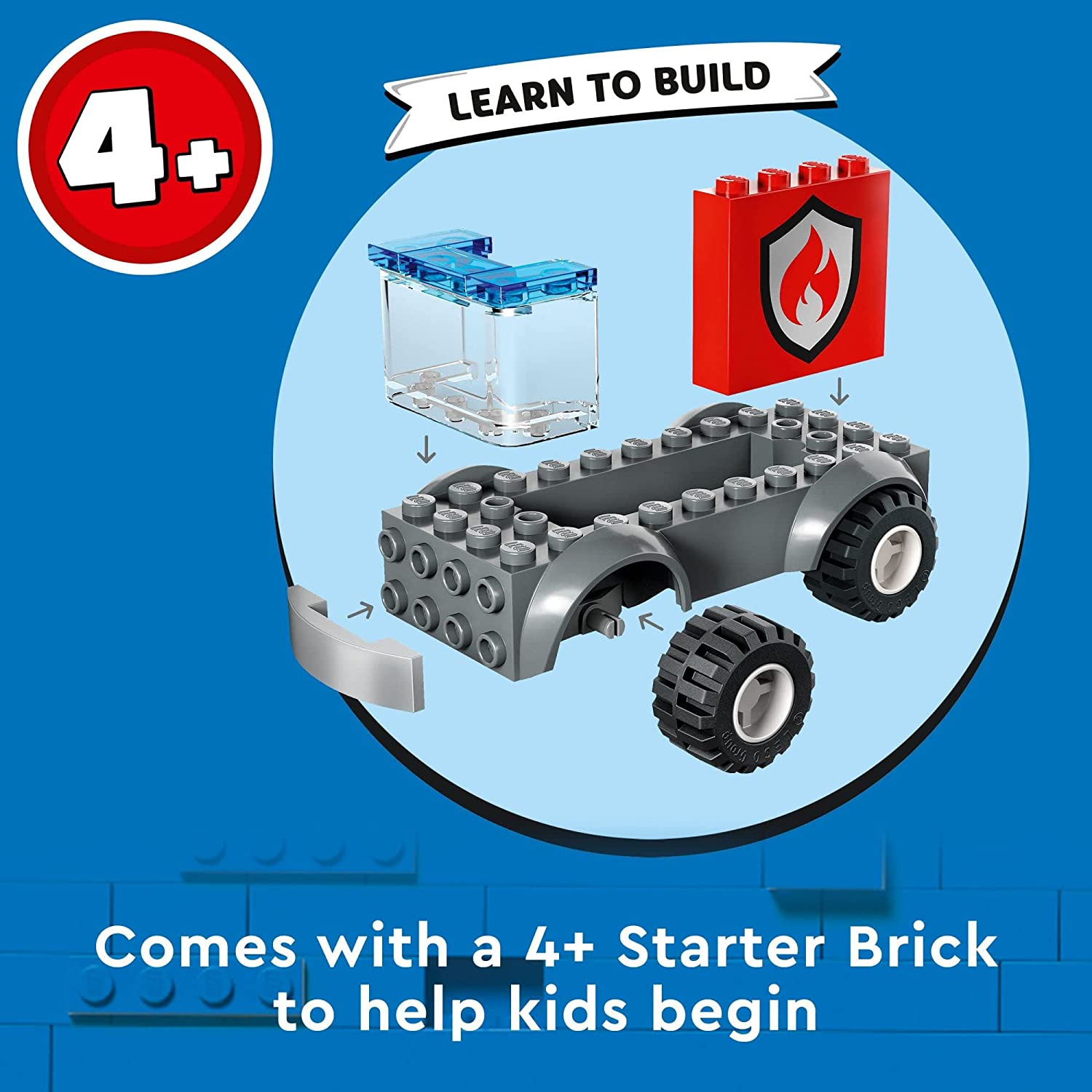 City Fire Station and Fire Truck by Lego 4