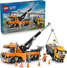 City Heavy-Duty Recovery Tow Truck with Crane-by-Lego