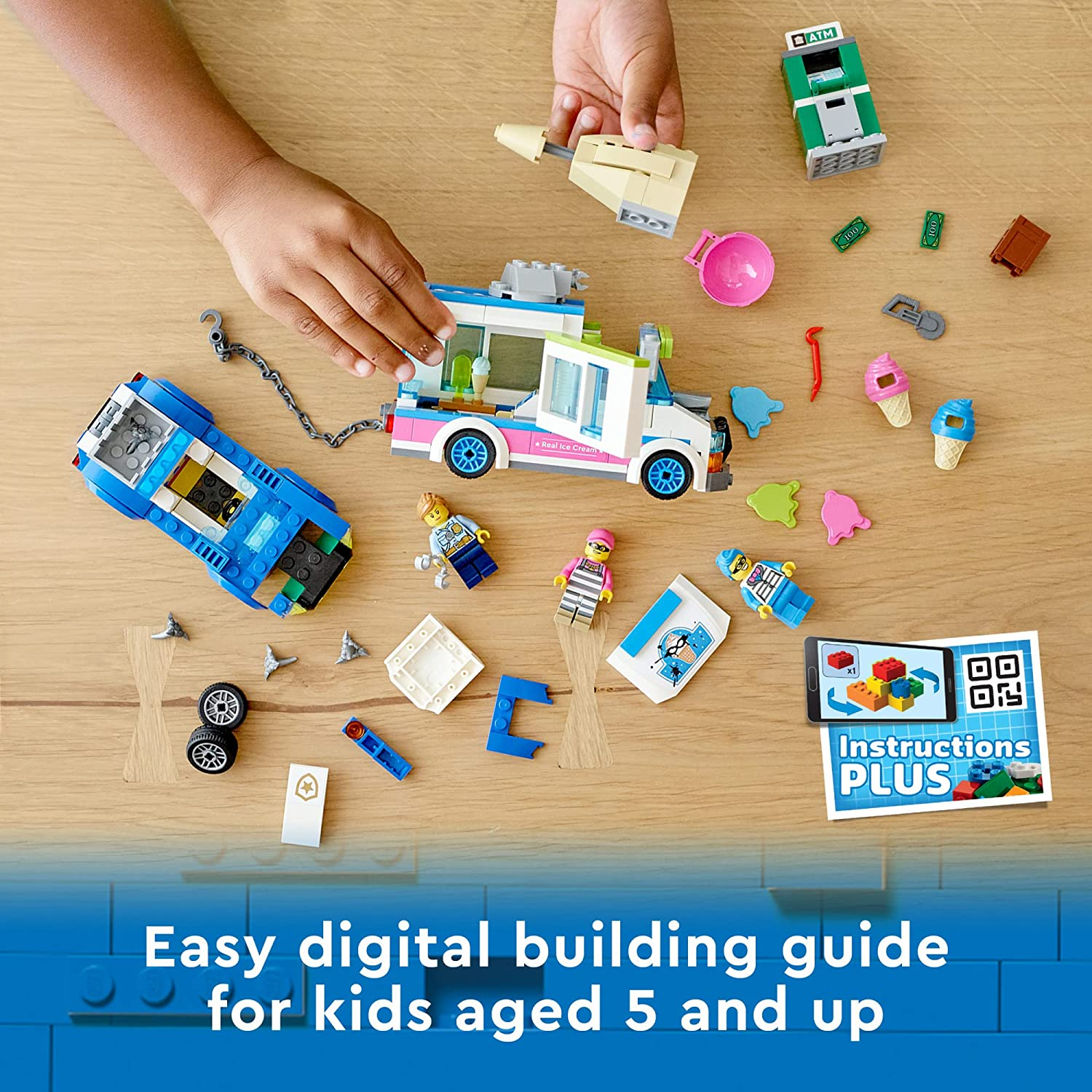 City Ice Cream Truck Police Chase by Lego 3