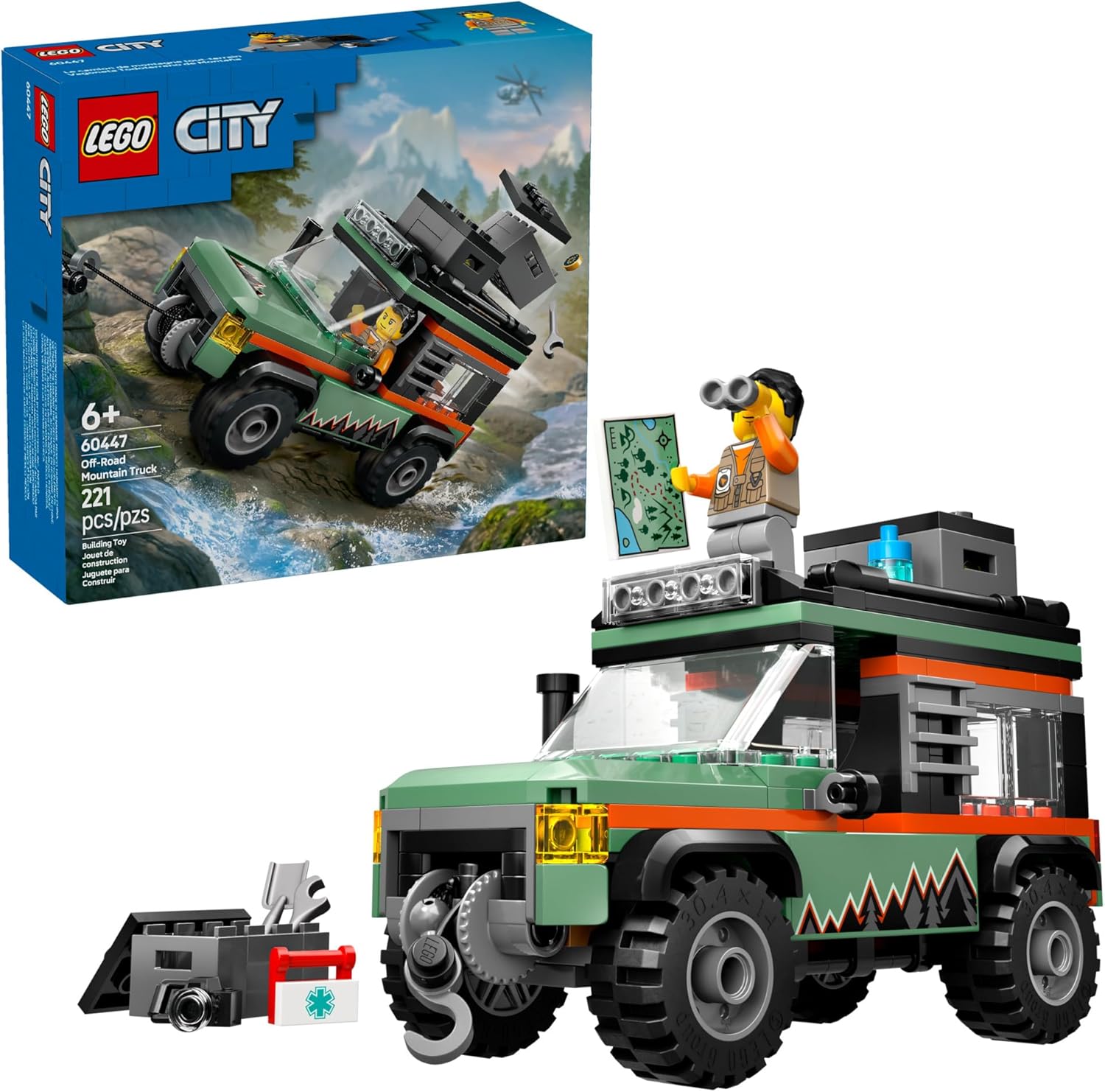 City Off-Road 4x4 Mountain Truck-by-Lego