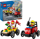 City Pizza vs. Fire Truck Race Car Pack-by-Lego