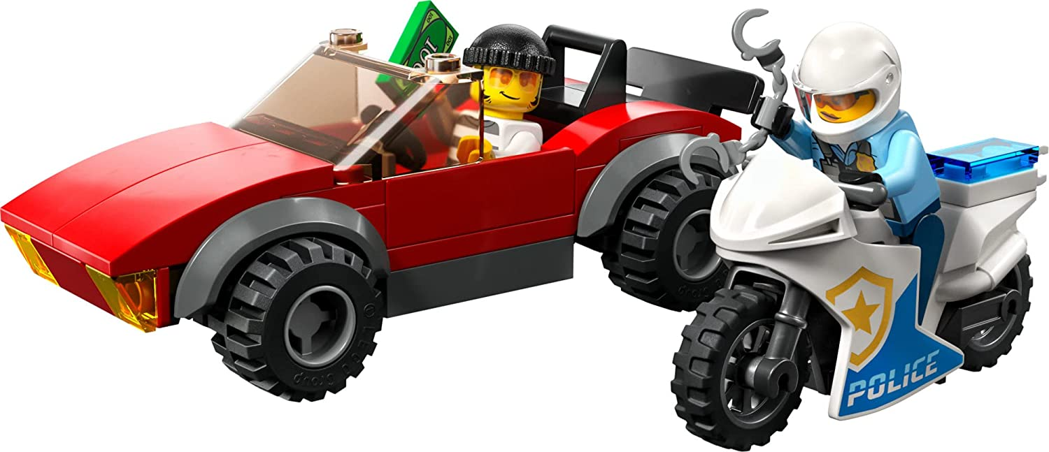 City Police Bike Car Chase by Lego 1