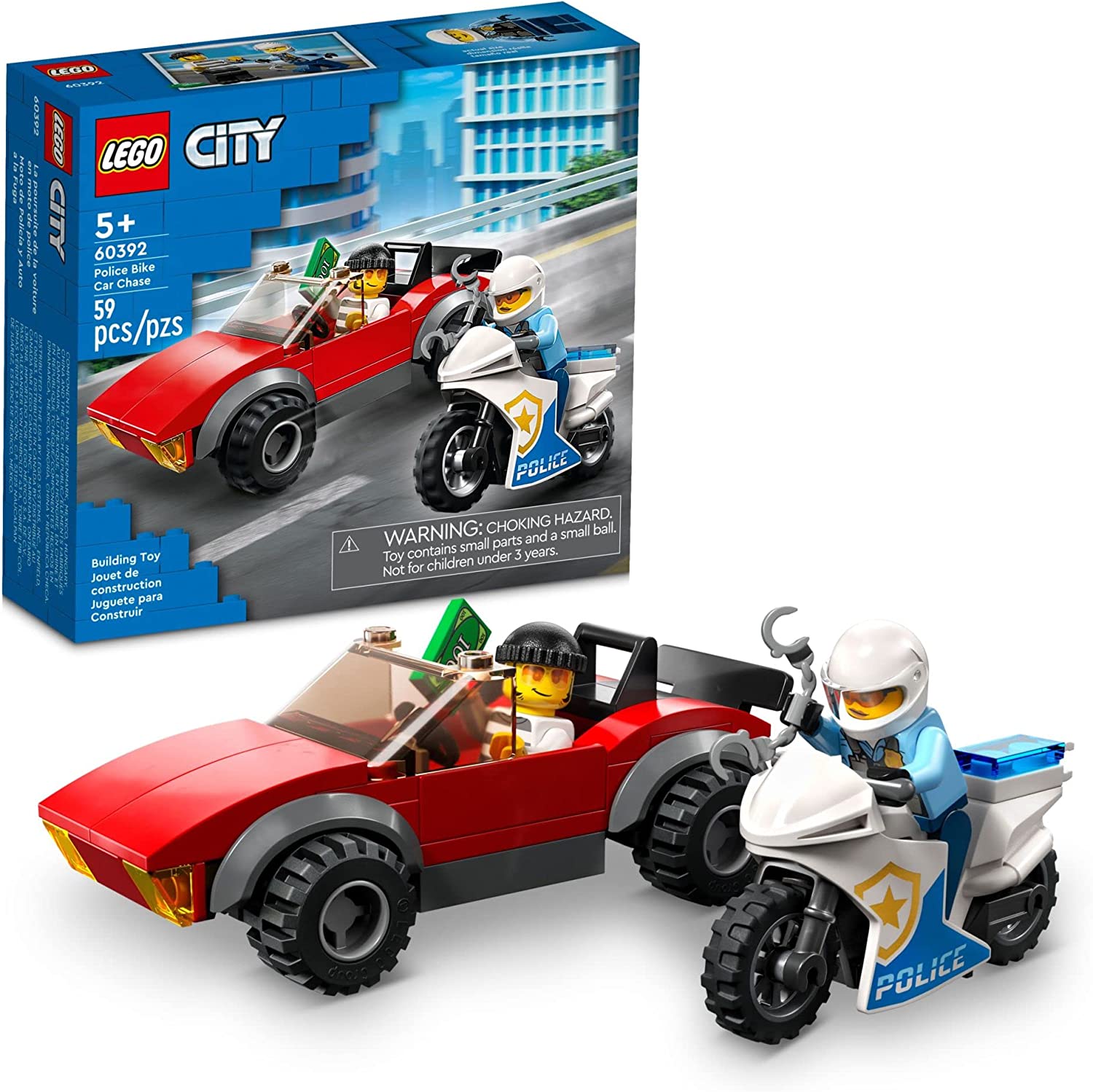 City Police Bike Car Chase by Lego