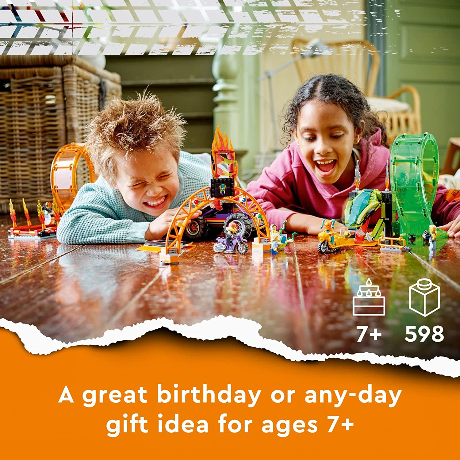 City Stuntz Double Loop Stunt Arena by Lego 5