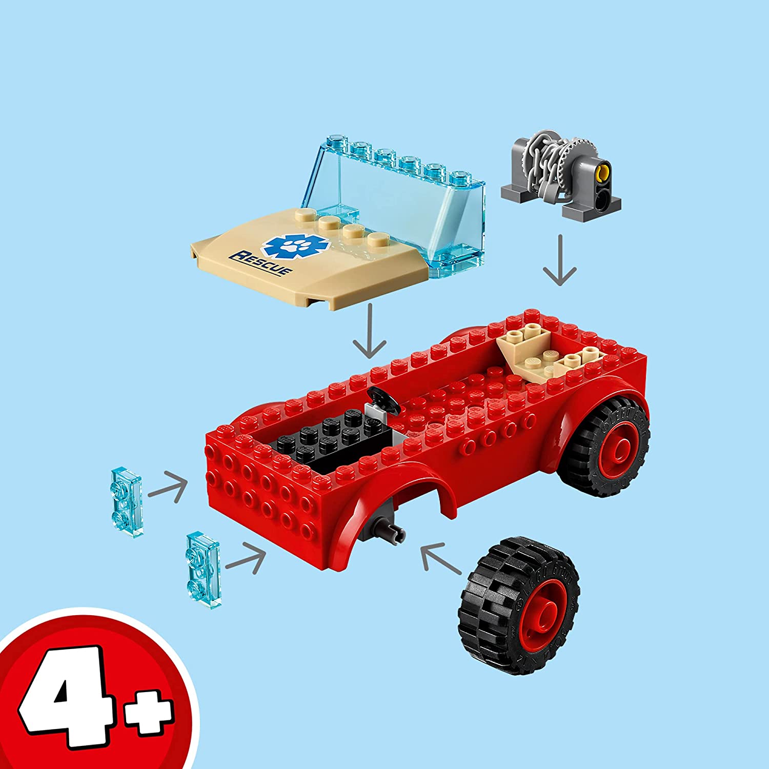 City Wildlife Rescue Off Roader by Lego 3