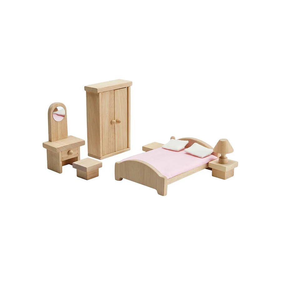 Classic Bedroom Dollhouse Furniture-by-Plan Toys