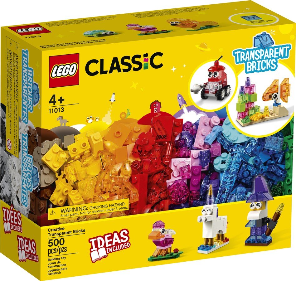 Classic Creative Transparent Bricks by Lego