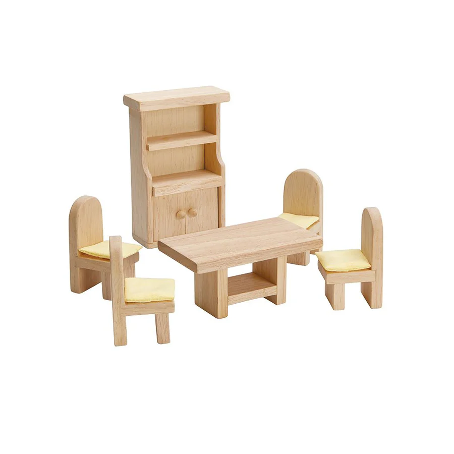 Classic Dining Room Dollhouse Furniture-by-Plan Toys