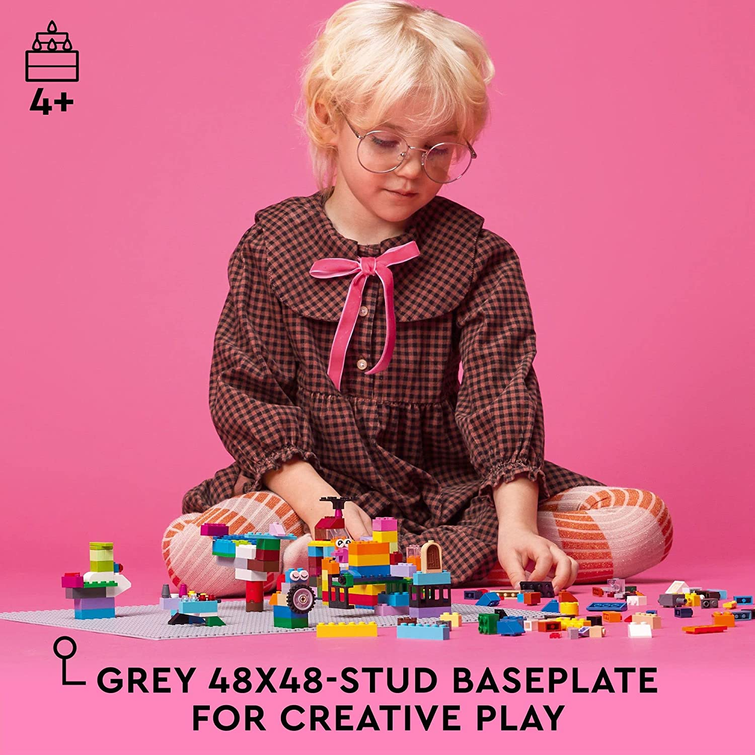 Classic Gray Baseplate by Lego 1