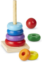 Classic Rainbow Stacker by Melissa Doug 3