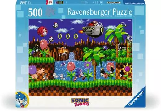 Classic Sonic 500pc Puzzle-by-Ravensburger