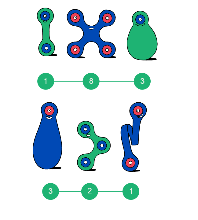 Clixo Itsy Pack BlueGreen by Clixo 7
