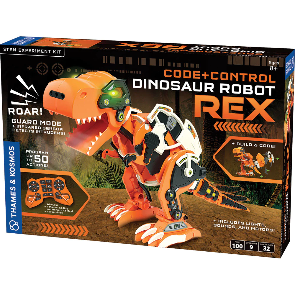 Code+Control Dinosaur Robot: REX-by-Thames & Kosmos