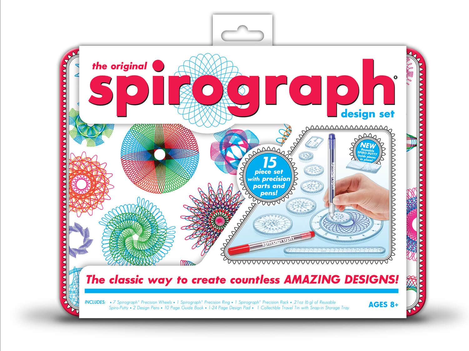 Collectable Tin Spirograph Set by Kahootz