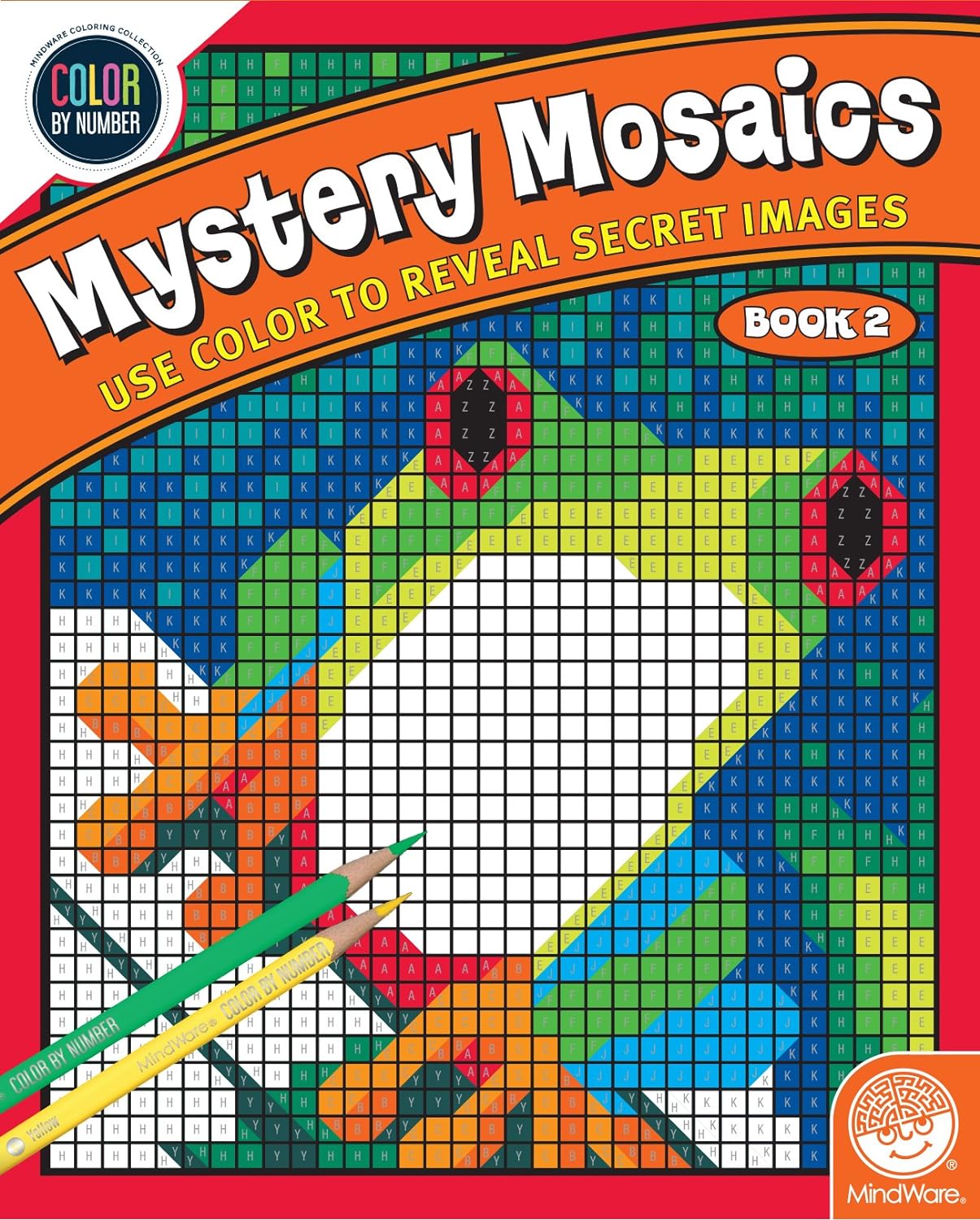 Color By Number Mystery Mosaics: Book 2-by-Mindware