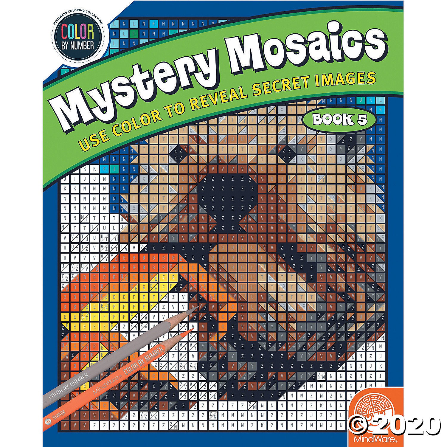 Color By Number Mystery Mosaics: Book 5-by-Mindware