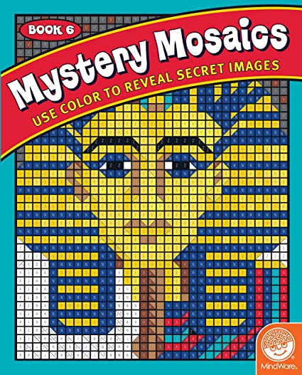 Color By Number Mystery Mosaics: Book 6-by-Mindware