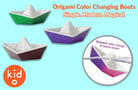 Color Changing Origami Boats by Kid O 3