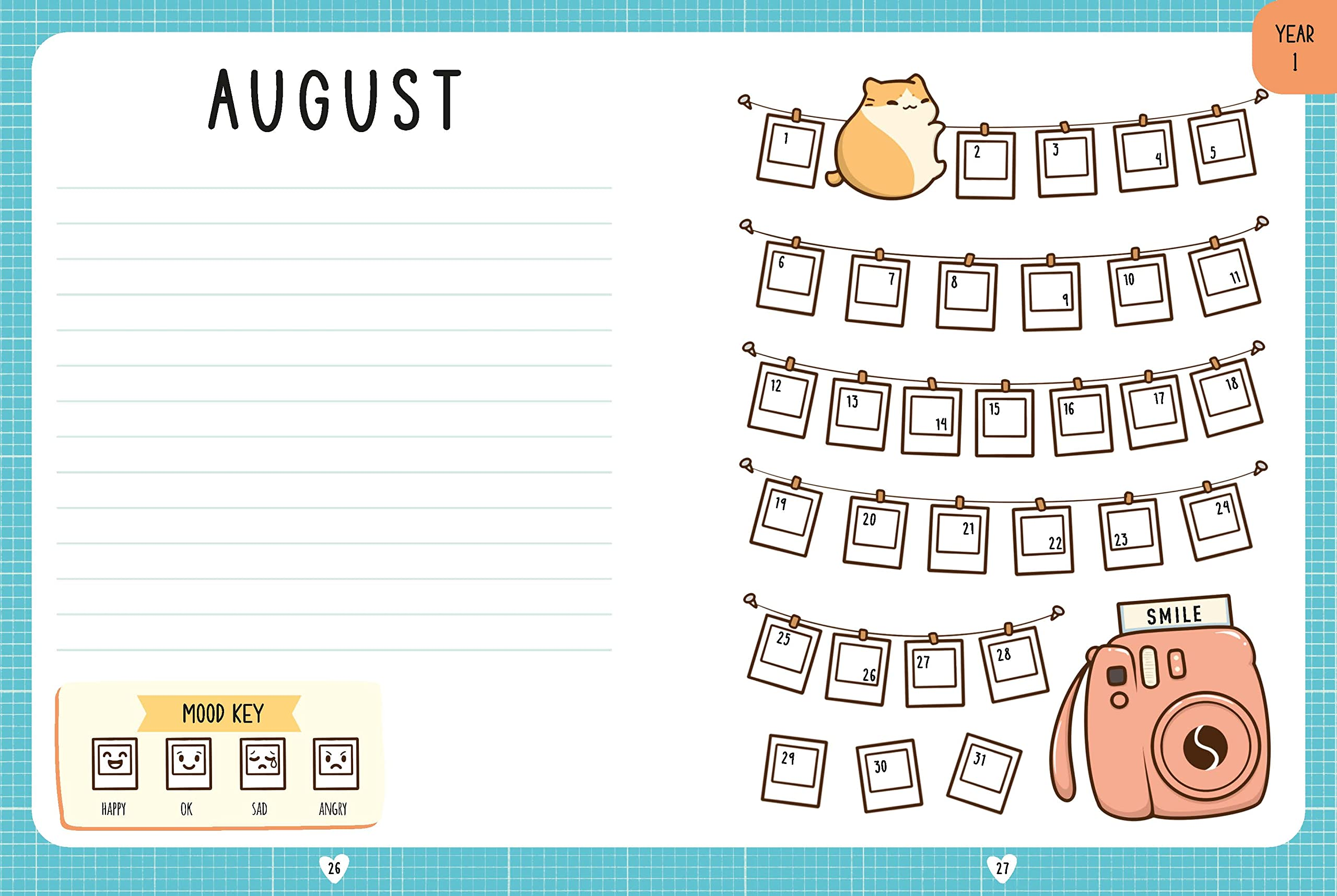 Color My Mood A Cute Activity Journal for Tracking My Feelings by Sterling Publishing 2