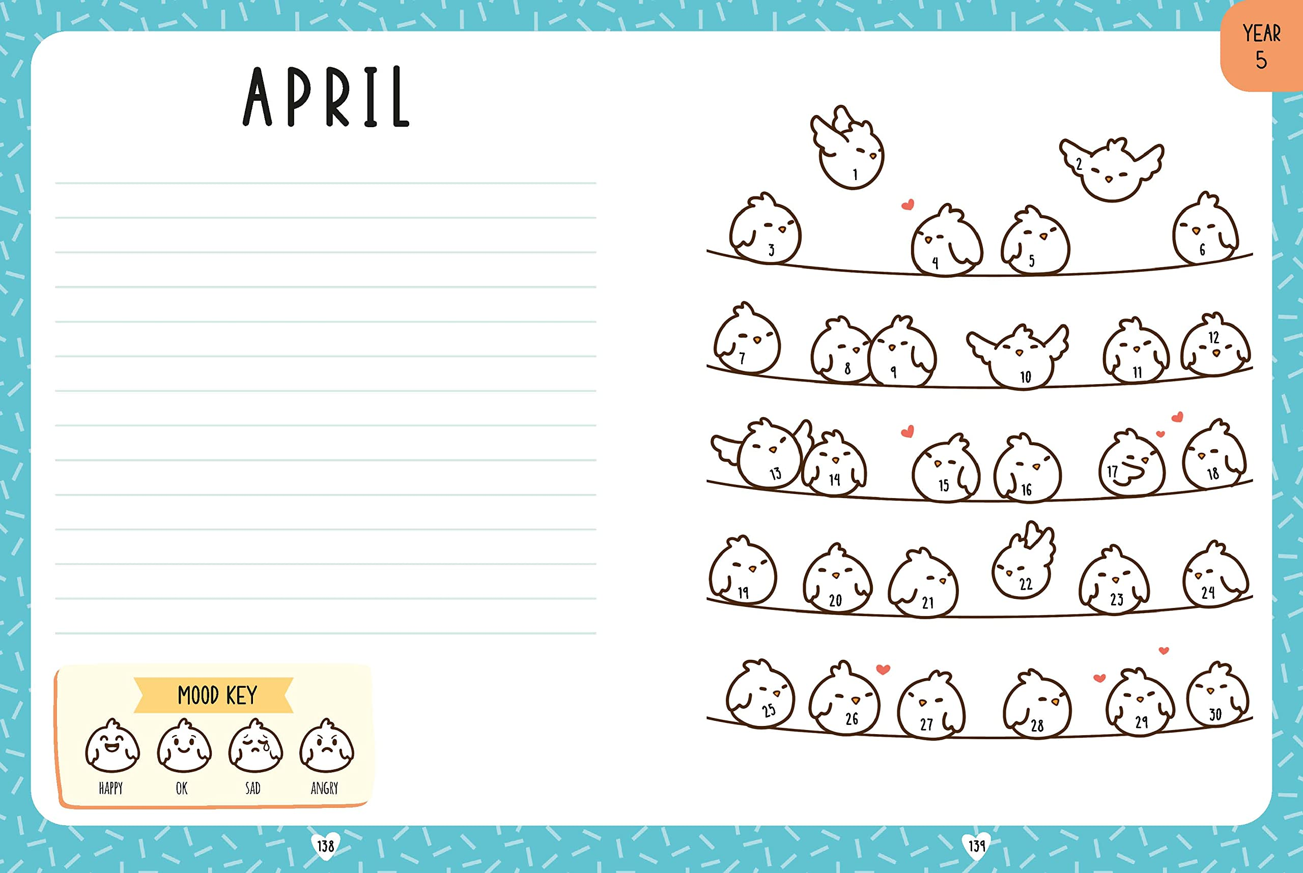 Color My Mood A Cute Activity Journal for Tracking My Feelings by Sterling Publishing 3