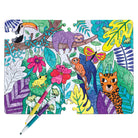Color by Number Puzzle Jungle Animals by Faber Castell 2