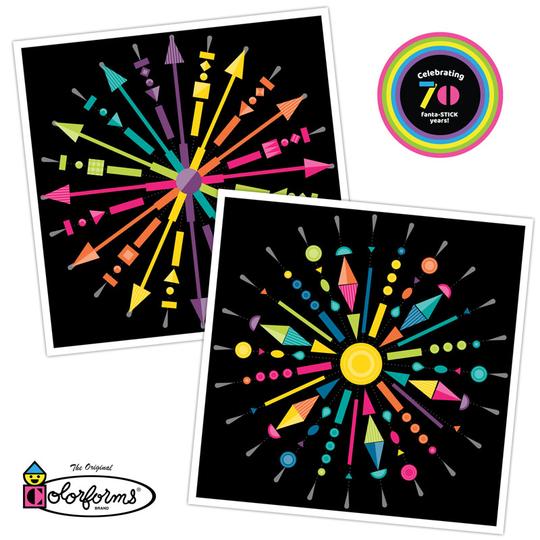 Colorlig Forms Colorforms 70th Anniversary Edition Set – A2Z Science & Toys
